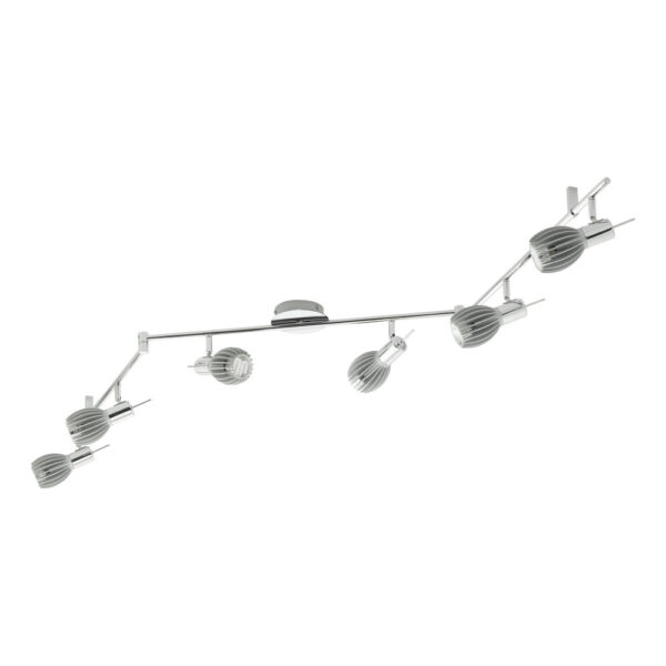 Spoturi iluminat Sina 6X7W E14 R50 Crom Argintiu 'Spico' Eglo 89592
