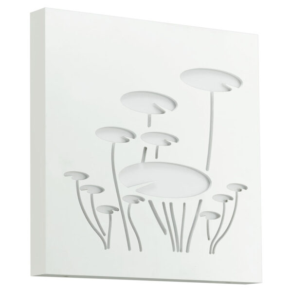 Aplice iluminat Aplica 1X40W T5 Decor Frunze Alb 'Pangaro' Eglo 89755