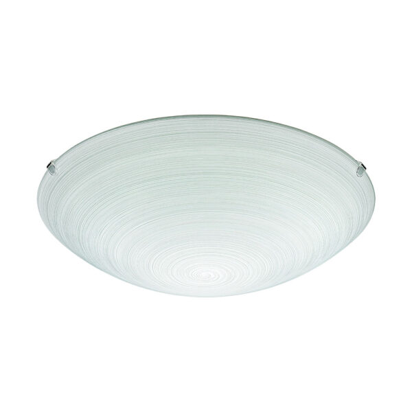 Plafoniera EGLO MALVA 90015 - E27 1X60W D315mm - Sticla - Alb