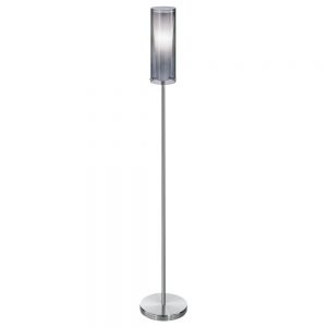 Lampi de podea Lampadar 1 Bec E27 Nichel Mat-Fumuriu 'P Eglo 90309