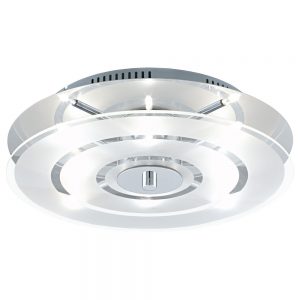 Aplice iluminat Aplica Plaf 8X20W Crom-Sat-Transp'Genua 1' Eglo 90694