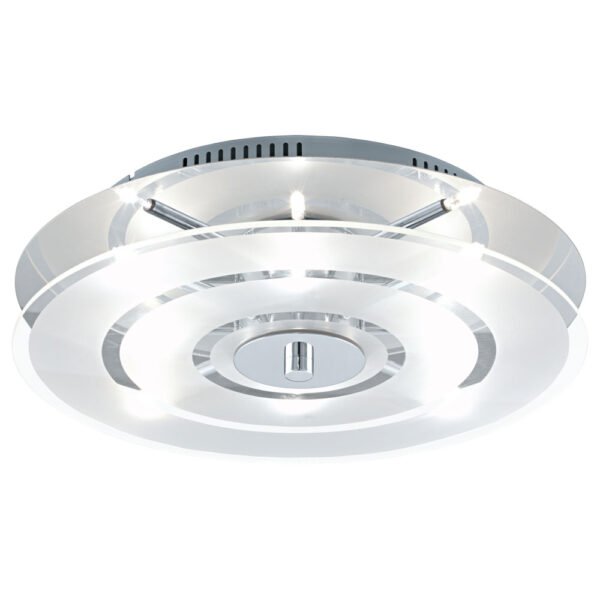 Aplice iluminat Aplica Plaf 8X20W Crom-Sat-Transp'Genua 1' Eglo 90694