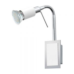 Spoturi iluminat Aplica 1 Bec Gu10 Led Orientabila Crom-A Eglo 90832