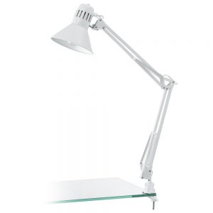 Veioza EGLO FIRMO 90872 - E27 1X40W - Otel - Plastic - Alb Lucios
