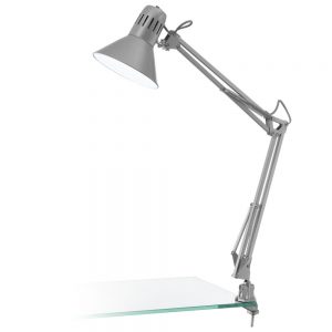 Veioza EGLO FIRMO 90874 - E27 1X40W - Otel - Plastic - Argintiu
