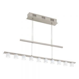 Corpuri de iluminat interior Pendul-Lustra 10X2 38W Led Nich-Mat Abajur Mat 'Pul Eglo 90934