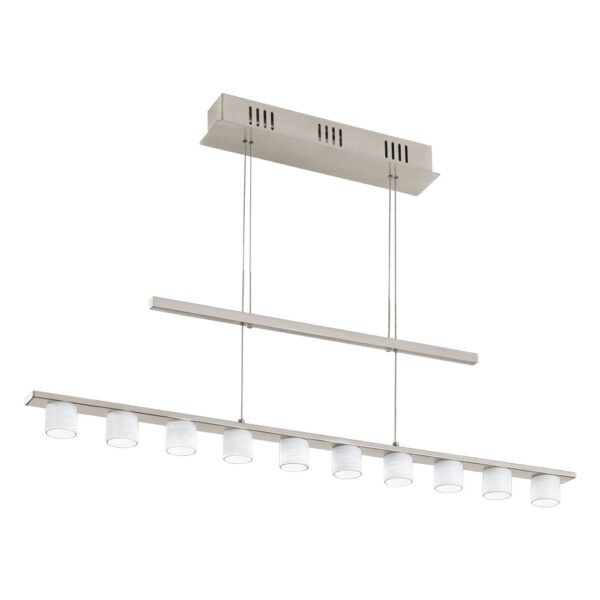 Corpuri de iluminat interior Pendul-Lustra 10X2 38W Led Nich-Mat Abajur Mat 'Pul Eglo 90934