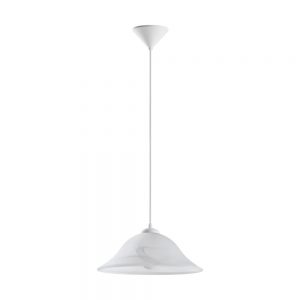 Pendul EGLO ALBANY 90978 - E27 1X60W D350mm - Alb
