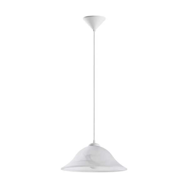 Pendul EGLO ALBANY 90978 - E27 1X60W D350mm - Alb