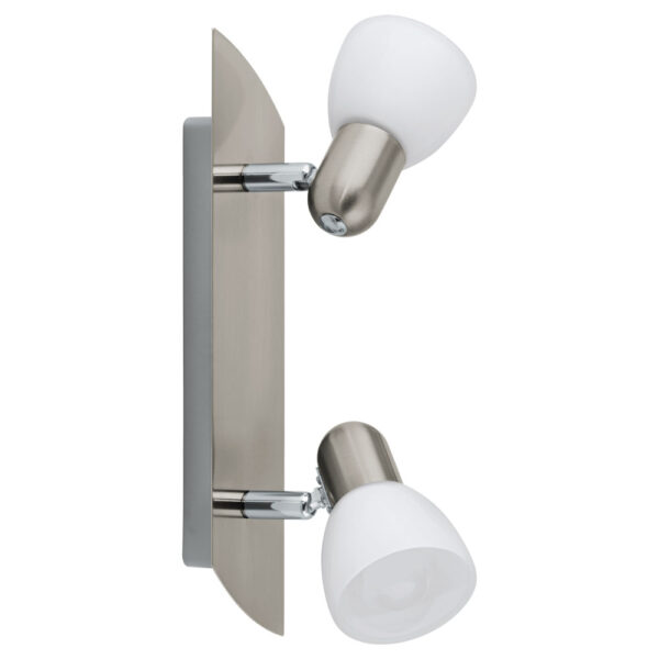 Plafoniera EGLO ENEA 90984 - E14 2X40W - Sticla satinata - Nichel Mat