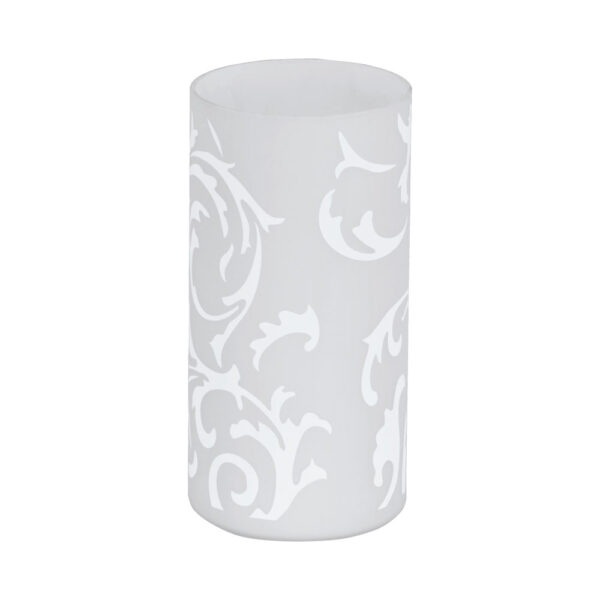 Veioza EGLO GEO 91242 - E14 1X60W D100mm - Sticla imprimata - Alb