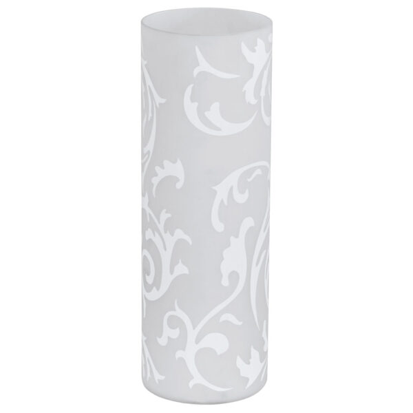Veioza EGLO GEO 91243 - E27 1X60W D120mm - Sticla imprimata - Alb