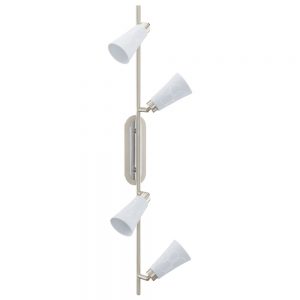 Spoturi iluminat Sina-2X40W Nich-Mat-Crom Alb 'Caramela' Eglo 91297