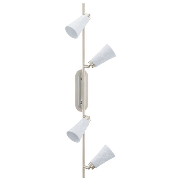 Spoturi iluminat Sina-2X40W Nich-Mat-Crom Alb 'Caramela' Eglo 91297