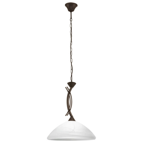 Corpuri de iluminat interior Pendul 1 Bec E27 Maro 'Vinovo' Eglo 91432