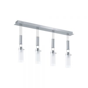 Corpuri de iluminat interior Lustra 4 Becuri Led Crom 'Aggius' Eglo 91546