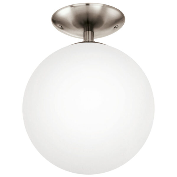 Plafoniera EGLO RONDO 91589 - E27 1X60W D250mm - Sticla opal mat - Nichel Mat