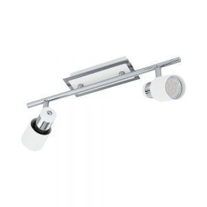 Plafoniera EGLO DAVIDA 92085 - GU10 2X5W - Otel - Crom - Alb