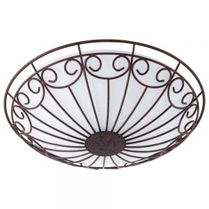 Plafoniera EGLO COLTI 92143 - E27 2X25W D350mm - Sticla satinata - Maro Antichizat