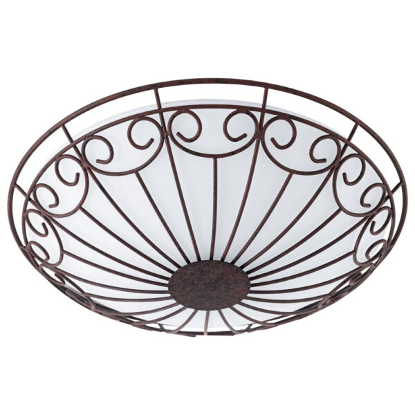 Plafoniera EGLO COLTI 92143 - E27 2X25W D350mm - Sticla satinata - Maro Antichizat