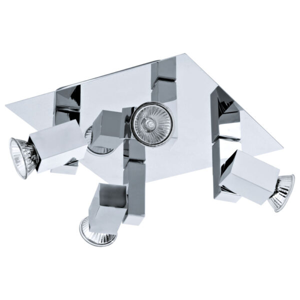 Spoturi iluminat Quadrat-4 Chrom 'Piana' Eglo 92166