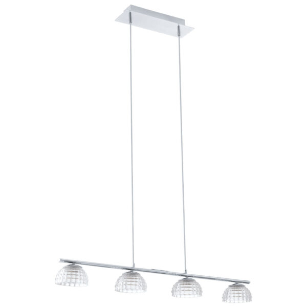 Corpuri de iluminat interior Lustra 4 Becuri Led Crom-Clar 'Frossini' Eglo 92218