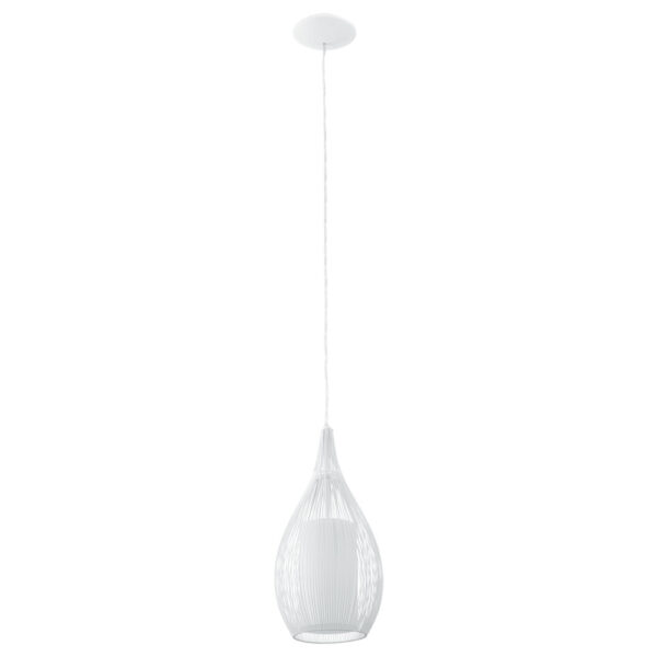 Pendul EGLO RAZONI 92251 - E27 1X60W D190mm - Alb