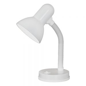 Veioza EGLO BASIC 9229 - E27 1X40W - Otel - Plastic - Alb