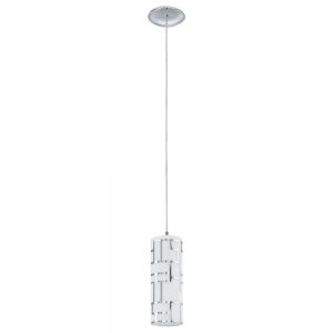 Pendul EGLO BAYMAN 92562 - E27 1X60W - Crom - Alb