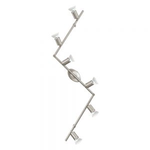 Plafoniera EGLO BUZZ-LED 92599 - GU10 6X3W - Otel - Nichel Mat