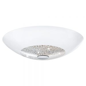 Aplice iluminat Plafoniera 2 Becuri E27 Alb-Clar 'Elera Eglo 92712