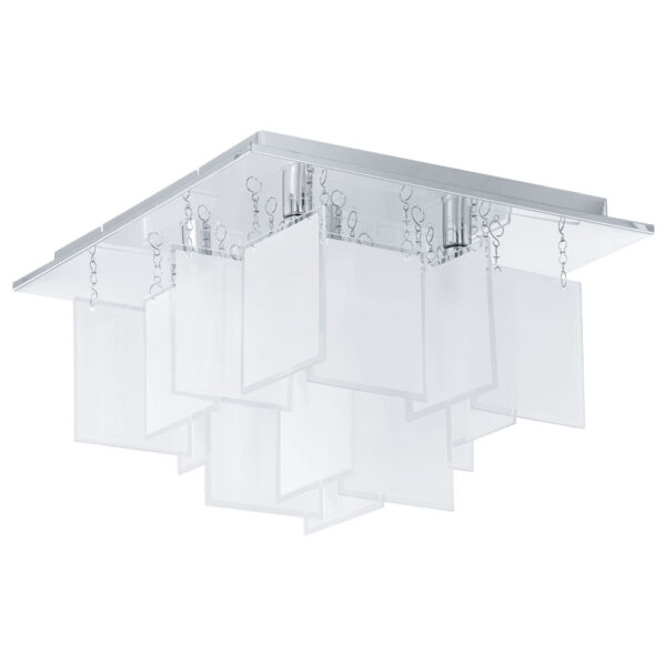 Plafoniera EGLO CONDRADA 1 92726 - G9 5X33W - Sticla satinata - Crom