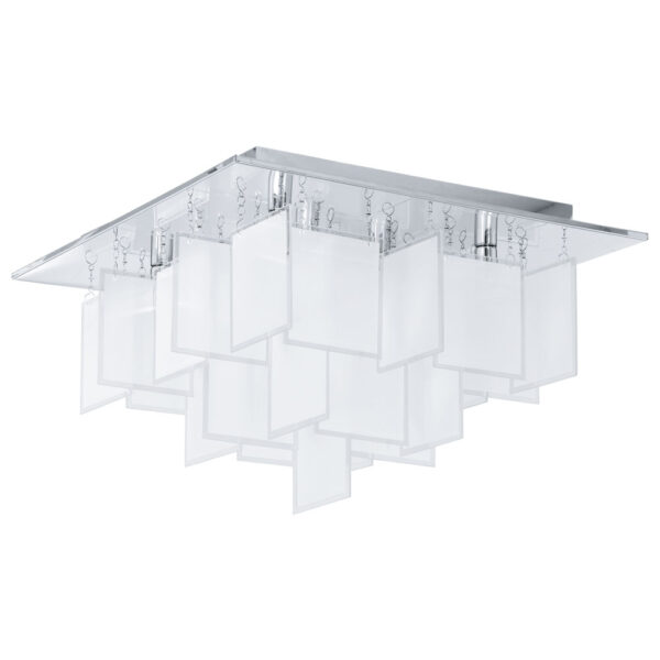 Plafoniera EGLO CONDRADA 1 92727 - G9 8X18W - Sticla satinata - Crom