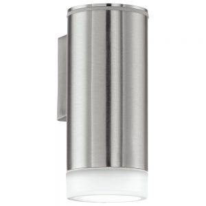 Corpuri de iluminat exterior Aplica 1 Bec Gu10 Led Inox-Sat- 'Riga-Le Eglo 92735