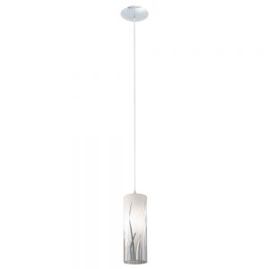 Pendul EGLO RIVATO 92739 - E27 1X60W D90mm - Alb - Crom