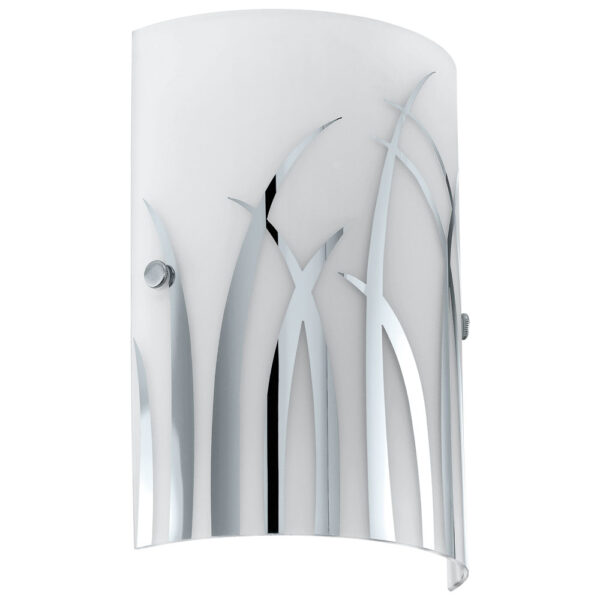 Aplica EGLO RIVATO 92742 - E14 1X42W - Sticla lacuita - Alb - Crom