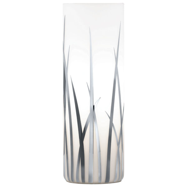 Veioza EGLO RIVATO 92743 - E27 1X60W D90mm - Sticla lacuita - Crom - Alb