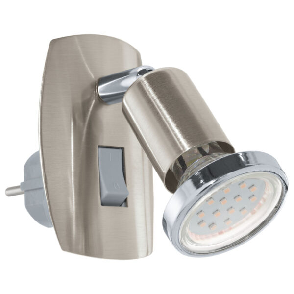 Spot priza EGLO MINI 4 92924 - GU10 1X3W 3000K