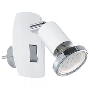 Spot priza EGLO MINI 4 92925 - GU10 1X3W 3000K