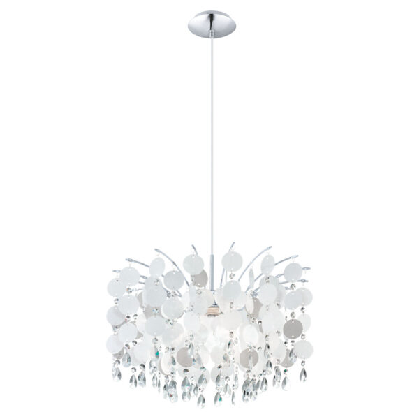 Pendul cristal EGLO FEDRA 92991 - E27 1X60W D500mm - Transparent - Sidef