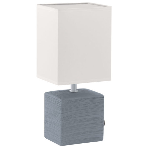 Veioza EGLO MATARO 93044 - E14 1X40W - Ceramica -Textil - Alb