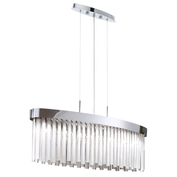 Corpuri de iluminat interior Lustra 7 Becuri G9 Crom-Satinat-Clar 'To Eglo 93062