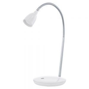 Veioza EGLO DURENGO 93078 - LED 3W 230lm 3000K D160mm - Otel - Plastic - Crom - Alb