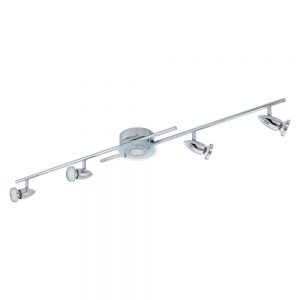 Spoturi iluminat Spot-Aplica  5 Becuri Gu10 Led Crom-Satinat 'Cer Eglo 93116