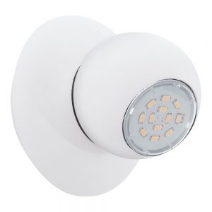 Spoturi iluminat Spot 1 Bec Gu10 Led Alb 'Norbelo 3' Eglo 93167