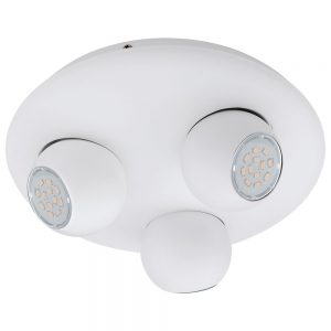 Spoturi iluminat Rondela Cu 3 Becuri Gu10 Led Alb 'Norbel Eglo 93169