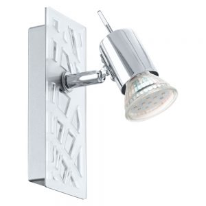 Spoturi iluminat Spot 1 Bec Gu10 Led Cu Intrerupator Crom Eglo 93175