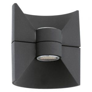 Aplica exterior EGLO REDONDO 93368 - LED 2X2.5W 360lm 3000K IP44 - Aluminiu turnat - Antracit