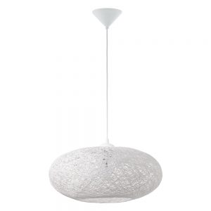 Pendul EGLO CAMPILO 93373 - E27 1X60W D450mm - Alb