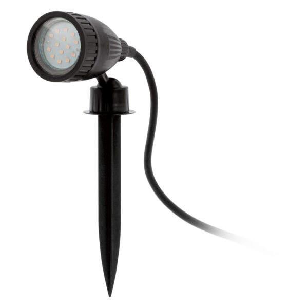 Proiector exterior EGLO NEMA 1 93384 - GU10-LED 1X3W IP44 - Negru